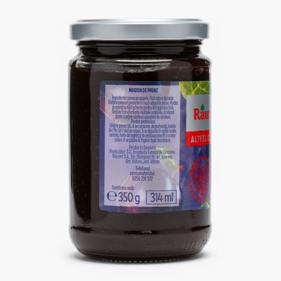 Magiun de prune fără adaos de zahăr 350g 