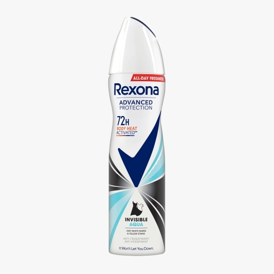 Deodorant spray Advanced Protection Invisible Aqua 150ml