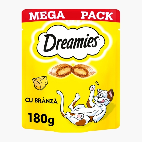 Recompense pentru pisici, 180g, cu brânză delicioasă 