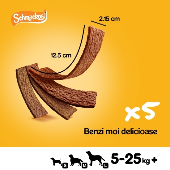 Hrană complementară pentru câini adulți 5x36g, Schmackos