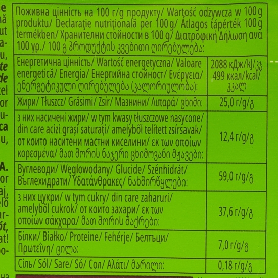 Napolitane cu cacao și umplutură de cacao 72g