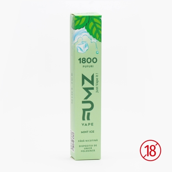 Țigară electronică Mentă 0mg/ml, fără nicotină, 1800 puffs