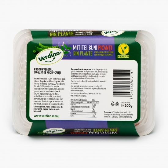 Mici vegetali picanți 200g