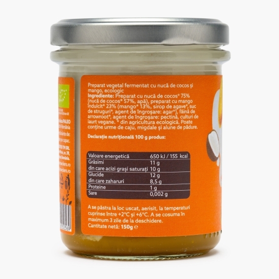 Preparat fermentat Joyurt din cocos cu mango eco 150g