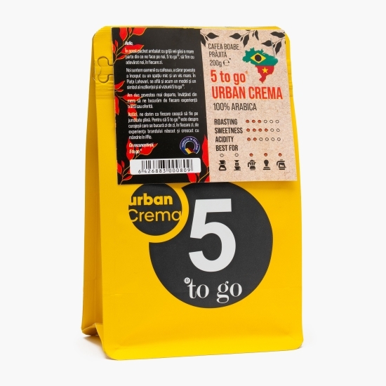 Urban Crema 200g, cafea boabe prajită