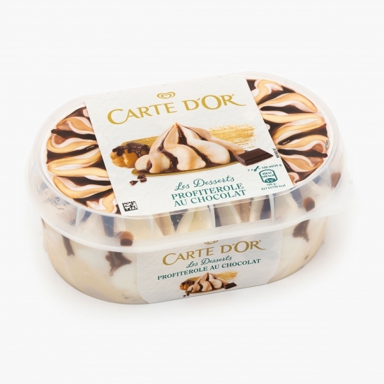 Înghețată cu profiterol și ciocolată 500g