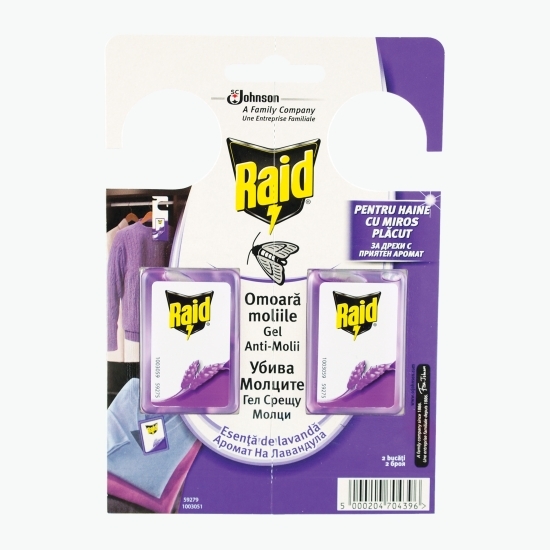 Gel anti-moli lavandă 2 buc