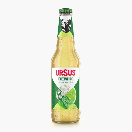 Bere soc, mentă și lime, 330ml