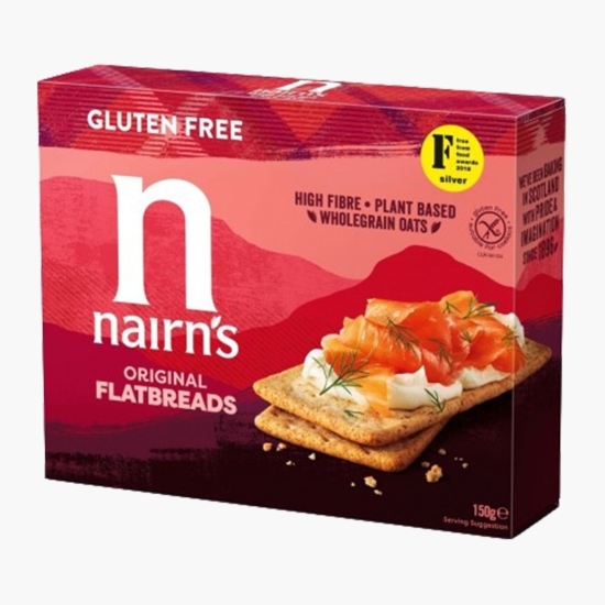 Felii pâine crocantă din ovăz integral fără gluten 150g