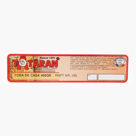 Tobă de casă 400g