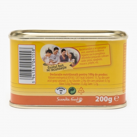 Conservă cu carne presată de pasăre Luncheon Meat 200g