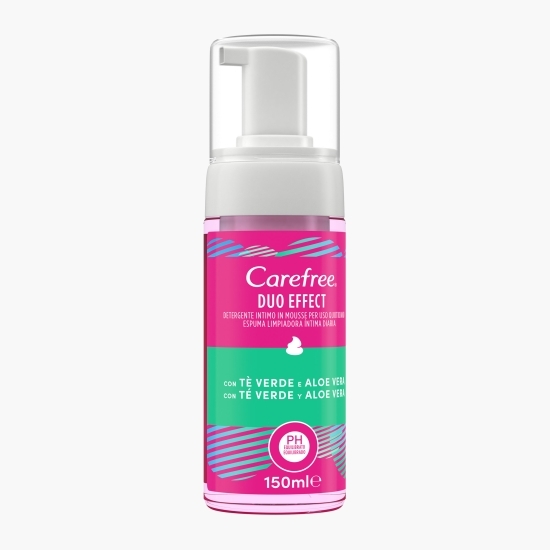 Spumă pentru igiena intimă Duo Effect cu ceai verde și aloe 150ml