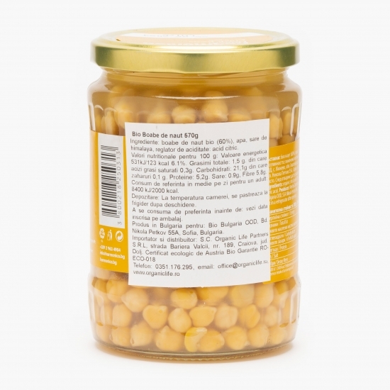 Boabe de năut eco 570g