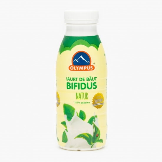 Iaurt de băut bifidus natur, 1.5% grăsime 330g