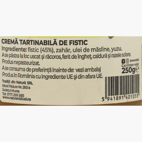 Cremă de fistic, cu 45% fistic 250g