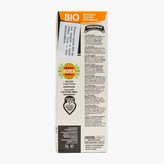Băutură vegetală eco din soia integrală și vanilie 1l