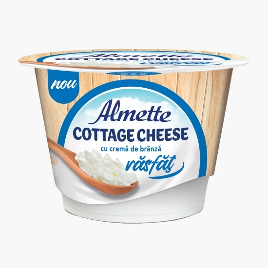 Granule de brânză Cottage cu cremă de brânză 165g