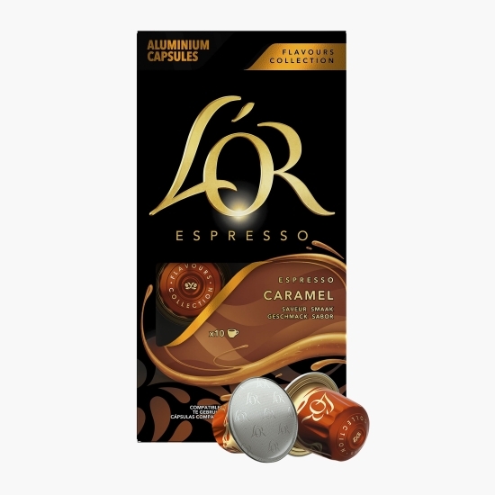 Espresso Caramel, 10 băuturi, 52g, capsule cafea 