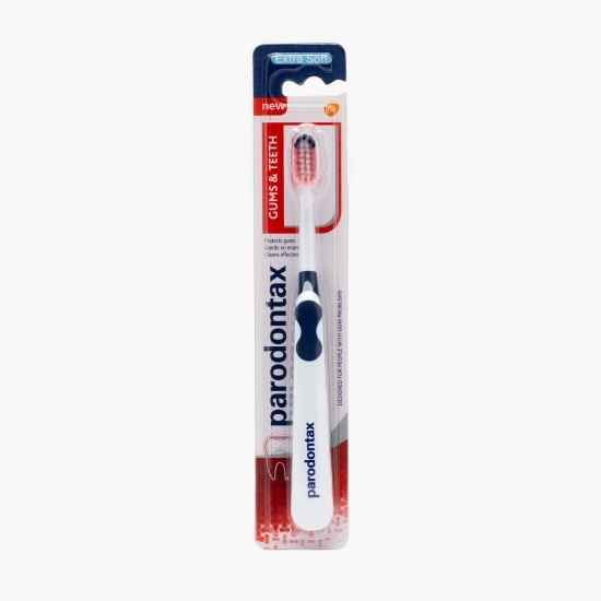 Periuță de dinți cu peri extra moi Gums & Teeth Extra Soft