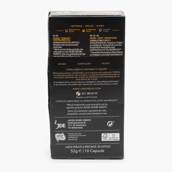 Espresso Forza, 10 băuturi, 52g, capsule cafea