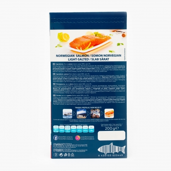 Somon nefeliat marinat 200g