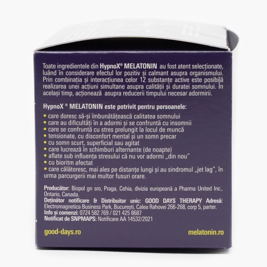 HypnoX Melatonin 30 capsule