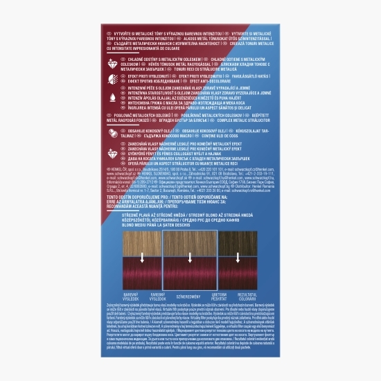 Vopsea de păr permanentă Urban Metallics U68 Ruby glaze 142.5ml
