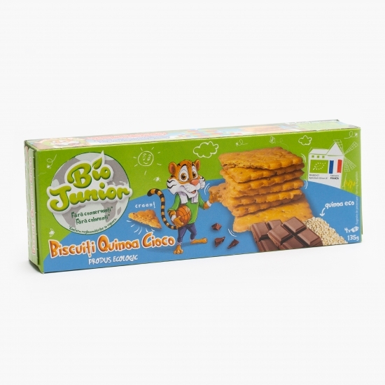 Biscuiți eco cu quinoa și ciocolată 135g