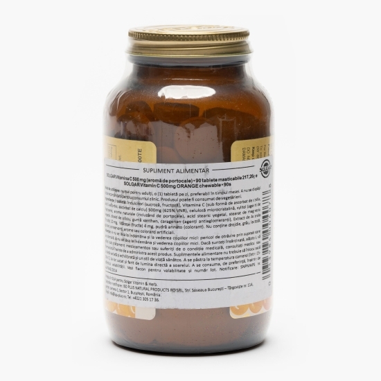Vitmina C 500mg, 90 tablete masticabile