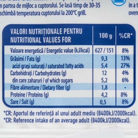 Lasagna quatro fromaggi 280g