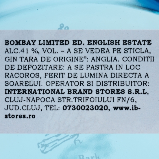 Gin Sapphire English Estate 41% 0.7l