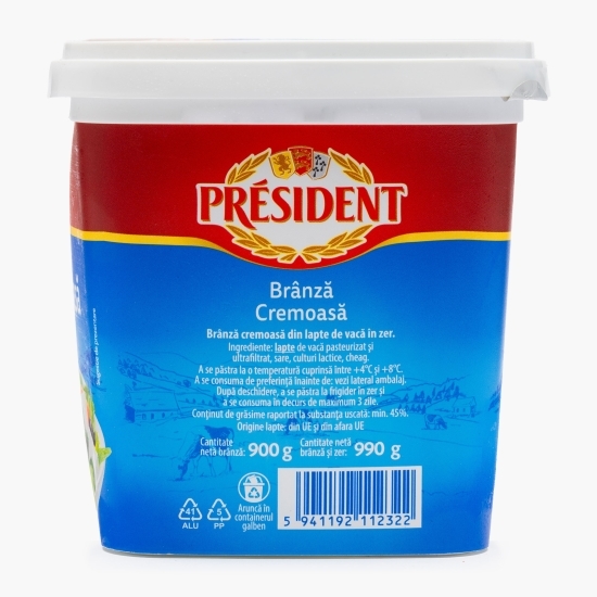 Brânză cremoasă de vacă 900g