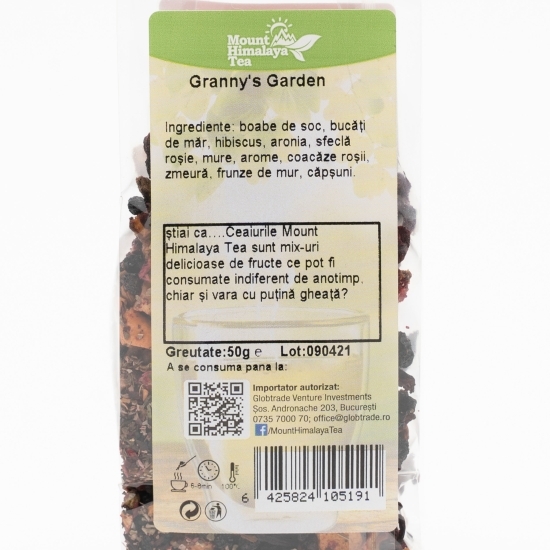 Ceai de fructe cu mure, zmeură și coacăze 50g