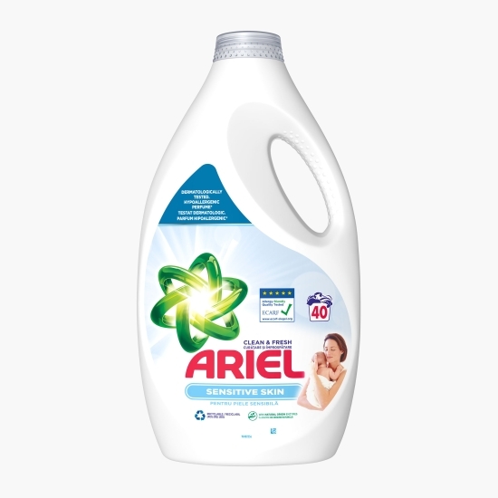 Detergent de rufe lichid pentru hainele bebelușilor, Sensitive 40 spălări 2.2l