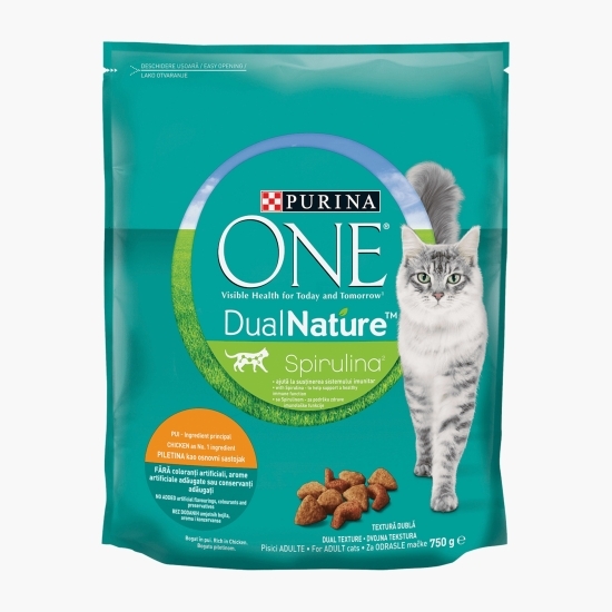 Hrană uscată pentru pisici adult, 750g, cu pui