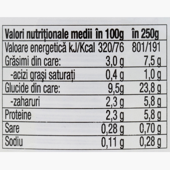 Meniu eco paste rigatoni napoli, +12 luni, 250g