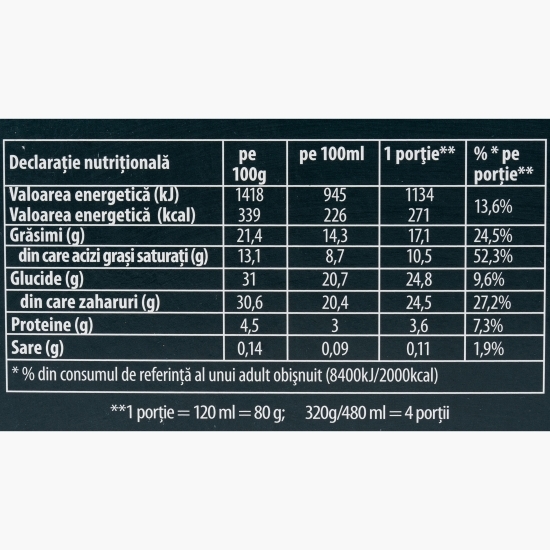 Înghețată cu vanilie stick 4x120ml