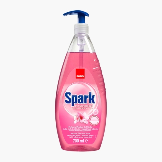 Detergent lichid pentru vase Spark parfum de migdale 0.7l