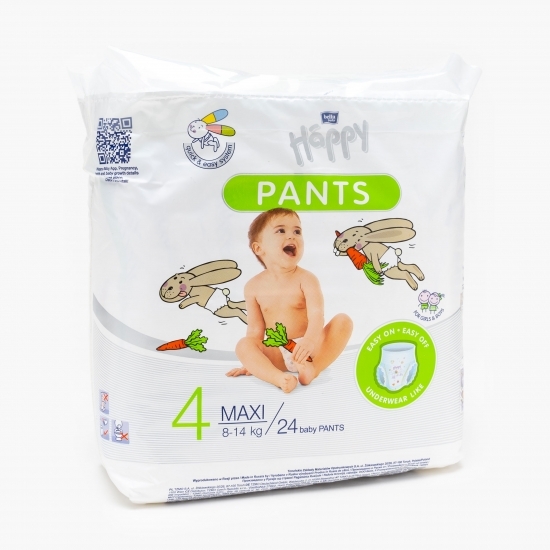 Scutece chiloțel Pants mărimea 4, 8-14 kg, 24 buc