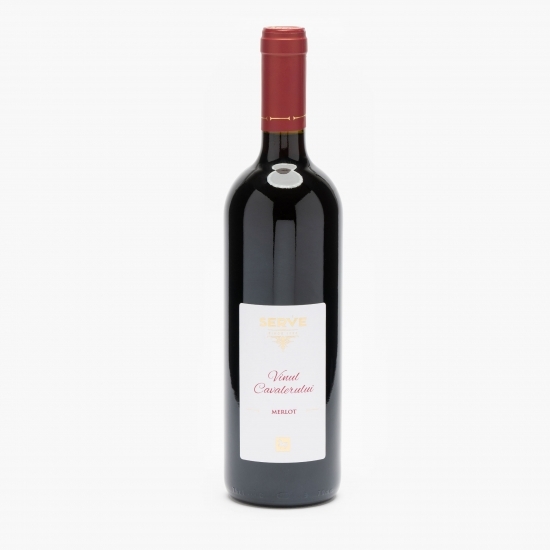 Vin roșu sec Merlot, 13.7%, 0.75l