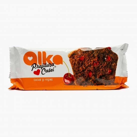 Prăjitura casei cu cacao și gem de vișine 350g