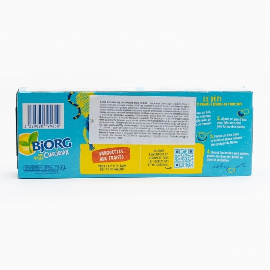 Biscuiți bărcuțe eco cu căpșune 120g