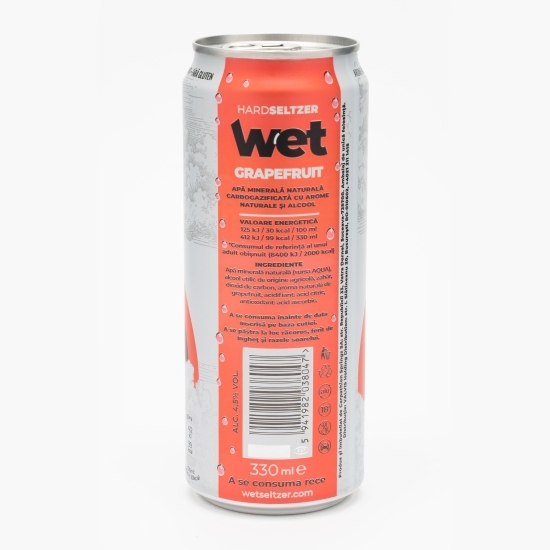 Seltzer cu aromă de grepfrut 4.5% alc. doză 0.33l