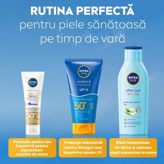 Loțiune de protecție solară Protect & Moisture Ultra, SPF 50, 150ml