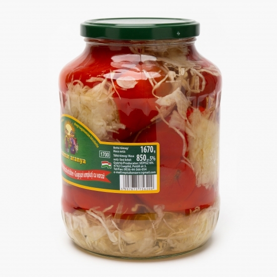Gogoșari umpluți cu varză în oțet 1670g