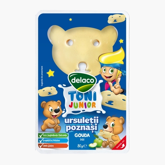 Brânză Gouda Toni Junior 80g