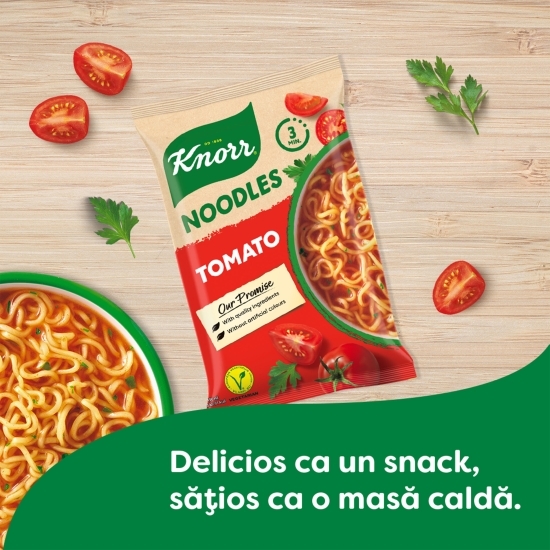 Supă instant noodles cu roșii 65g