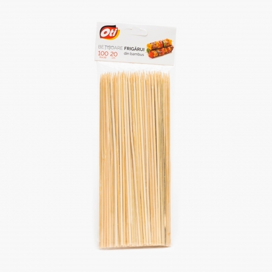 Bețișoare din bambus pentru frigărui 20cm, 100 buc
