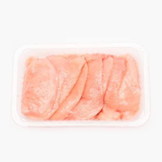 Piept de pui dezosat fără piele, feliat 650g