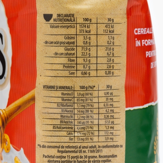 Cereale pentru mic dejun cu miere 450g